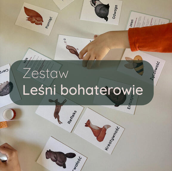 Zestaw edukacyny "leśni bohaterowie"